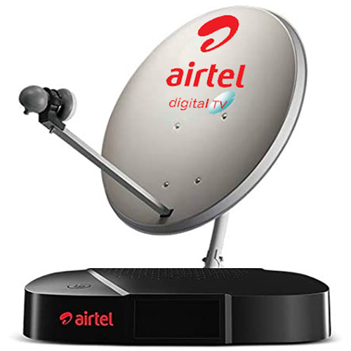 Airtel Digital TV Airtel DTH HD Box -With 12 Month Free ₹ 300 Value Entertaiment Pack -Airtel DTH New Connection -Only Setup Box Offer- Monsoon Special