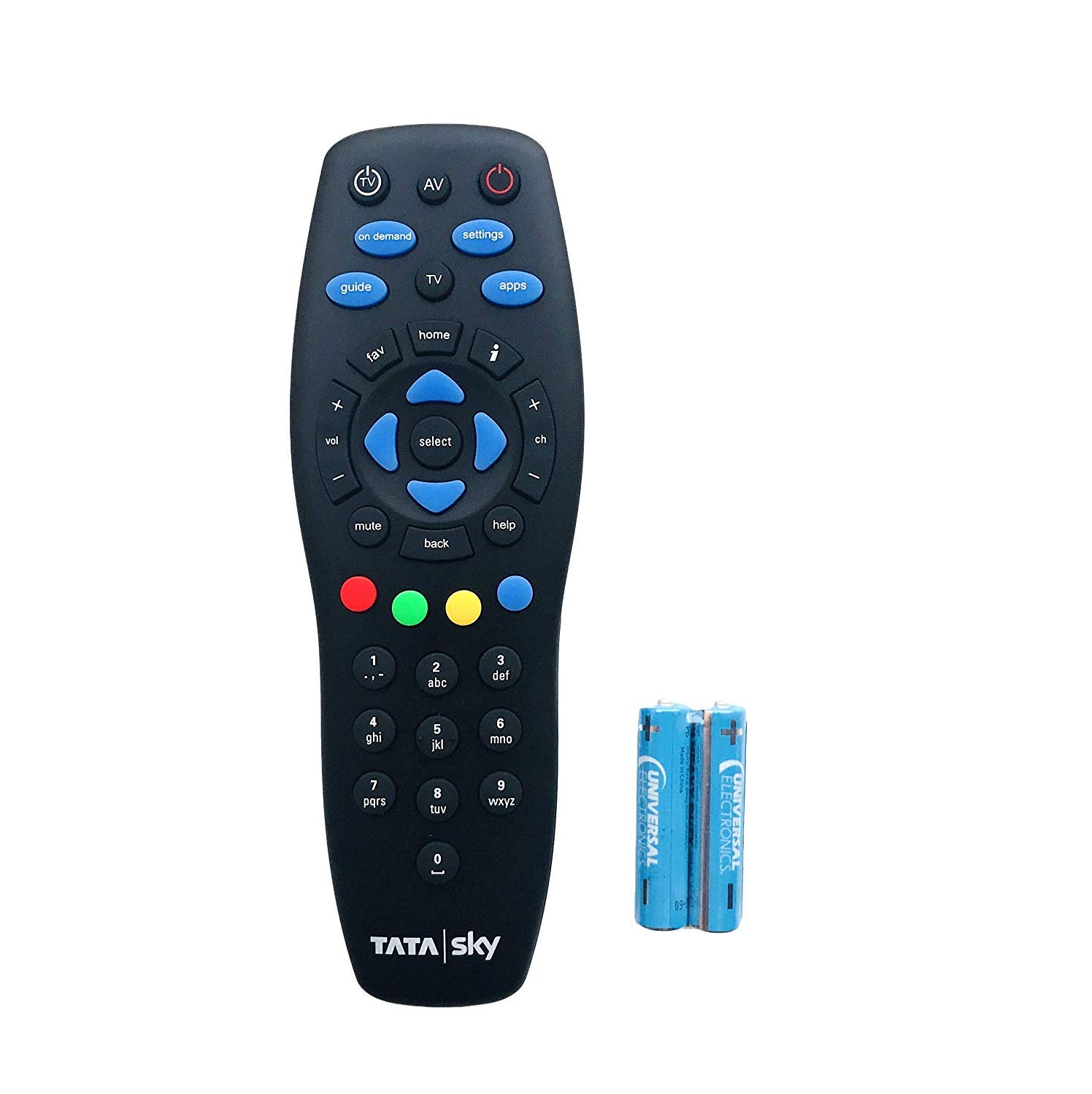 Tata Play Tata Play Remote Original - With Battery Tata Play Universal Remote for All Type of Set Top Box — view 4