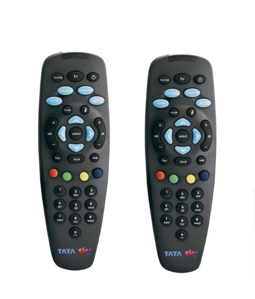 Tata Play Tata Play Original Remotes Combo - Tata Sky 100% Original Universal Remote 2 PC for Tata Sky All Set Top Box — view 2